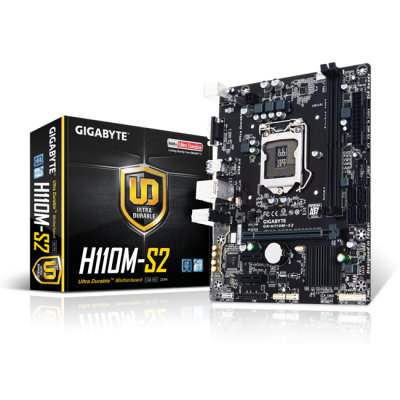 GIGABYTE H110M-S2 DDR4 USB3.0 VGA mATX 1151p GIGABYTE H110M-S2 DDR4 USB3.0 VGA mATX 1151p