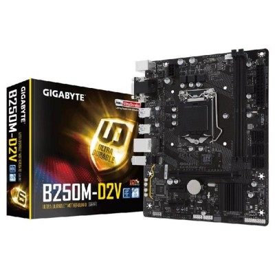 GIGABYTE B250M-D2V DDR4 VGA DVI D-SUP mATX 1151p GIGABYTE B250M-D2V DDR4 VGA DVI D-SUP mATX 1151p